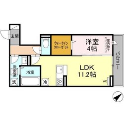 D-room沖野上Ⅱの物件間取画像